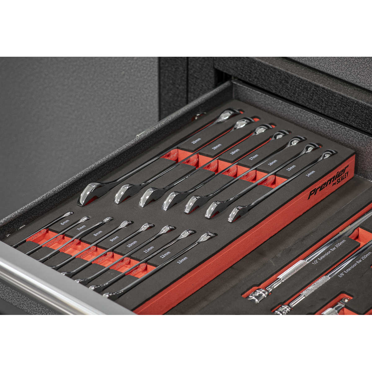 Combination Spanner Set with Tool Tray 15pc TBT48