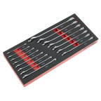 Combination Spanner Set with Tool Tray 15pc TBT48