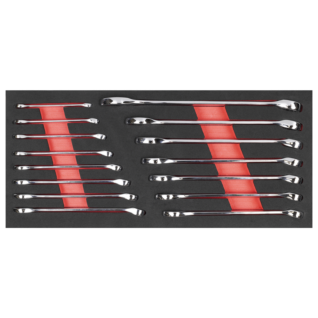 Combination Spanner Set with Tool Tray 15pc TBT48