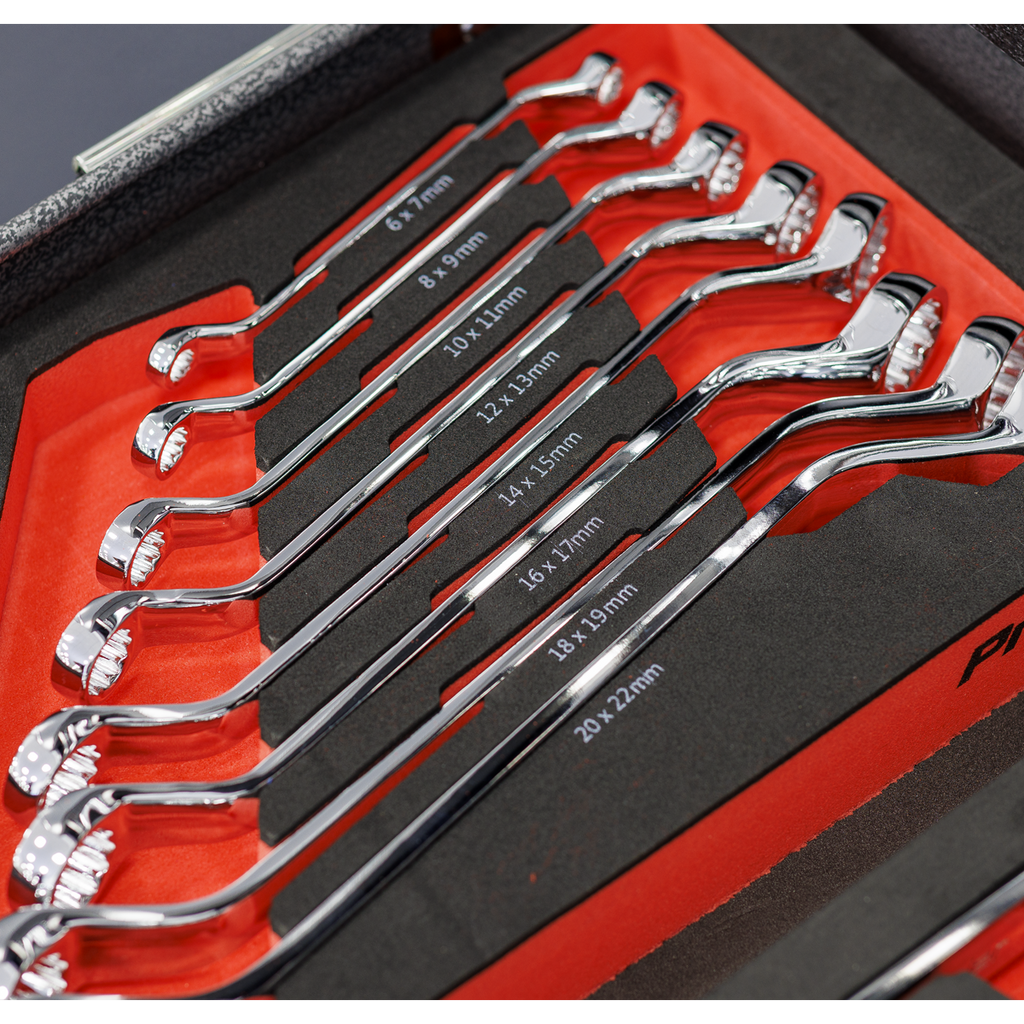 Deep Offset Spanner Set with Tool Tray 8pc TBT51