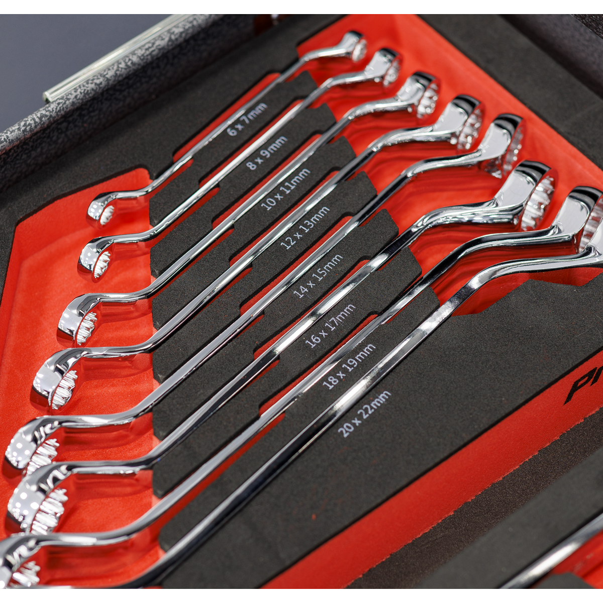 Deep Offset Spanner Set with Tool Tray 8pc TBT51