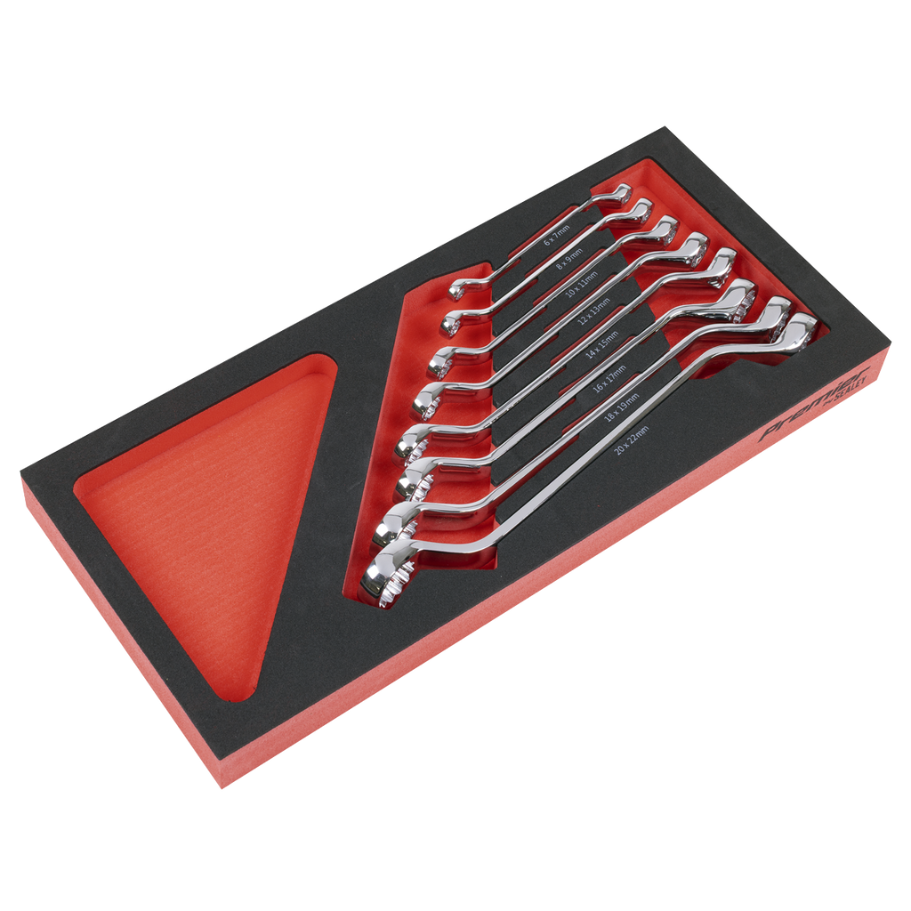 Deep Offset Spanner Set with Tool Tray 8pc TBT51