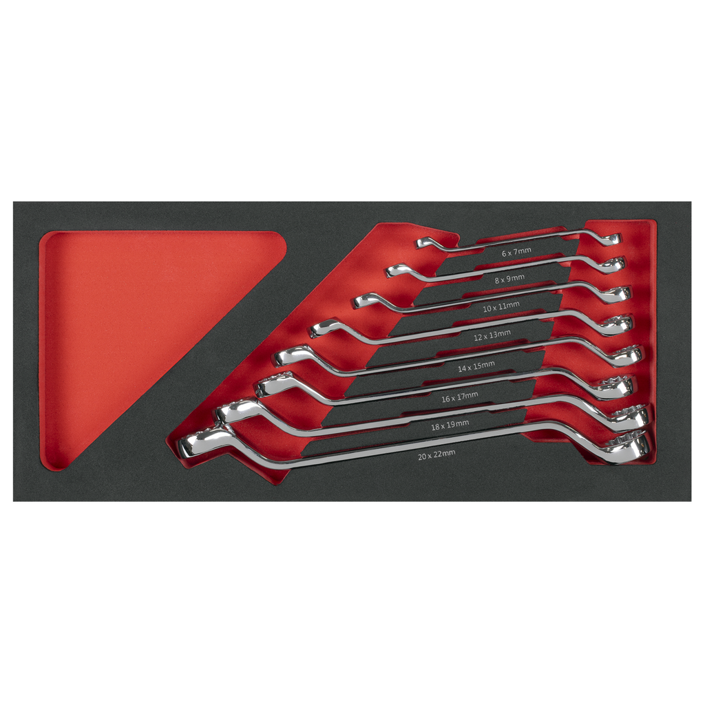 Deep Offset Spanner Set with Tool Tray 8pc TBT51