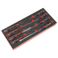 Screwdriver Set with Tool Tray 8pc TBT53