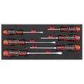 Hammer-Thru Screwdriver Set with Tool Tray 6pc TBT54
