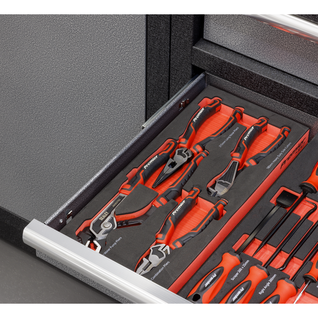 Pliers Set with Tool Tray 4pc TBT56