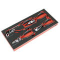 Pliers Set with Tool Tray 4pc TBT56