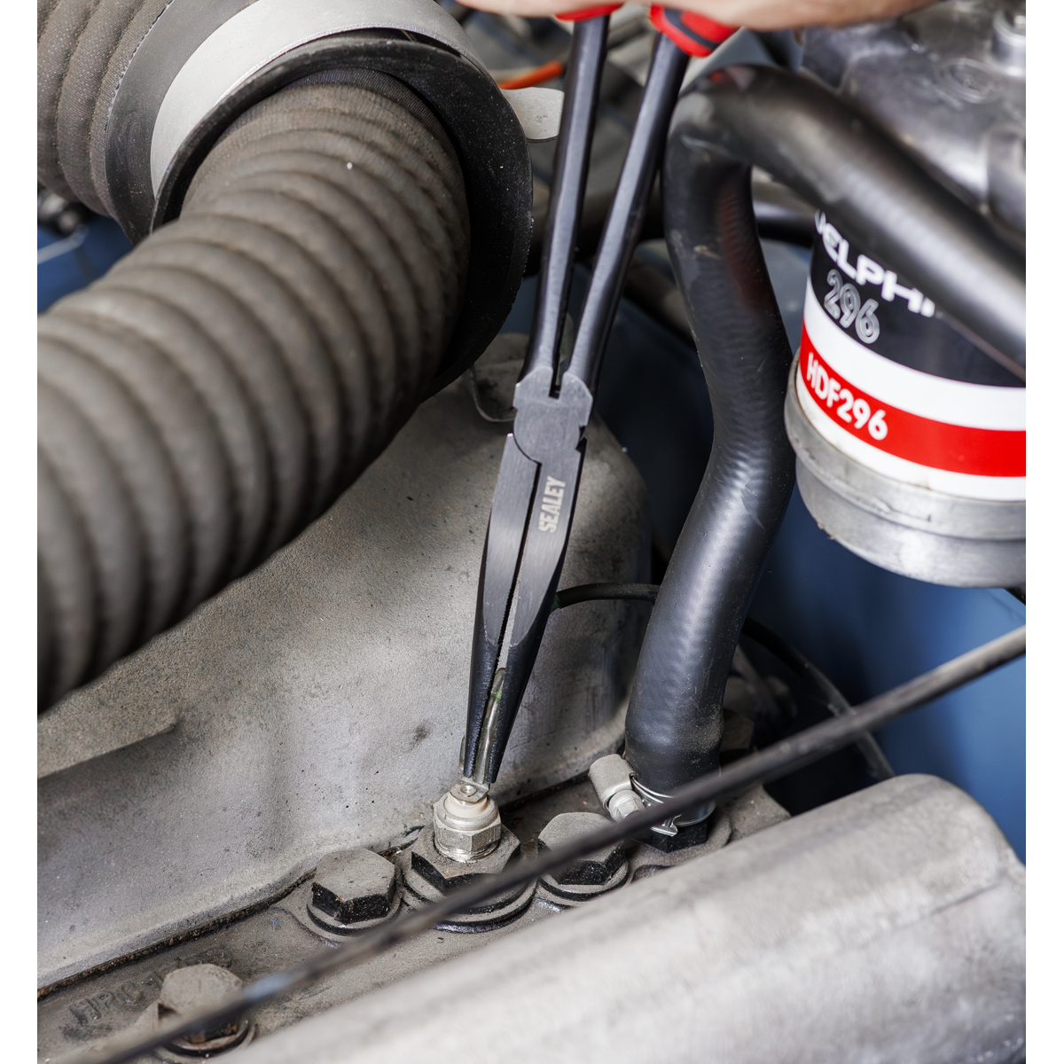 Long Needle Nose Pliers Set with Tool Tray 3pc TBT58