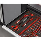 Long Needle Nose Pliers Set with Tool Tray 3pc TBT58