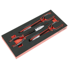 Long Needle Nose Pliers Set with Tool Tray 3pc TBT58