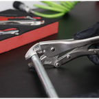Locking Pliers & Adjustable Wrench Set with Tool Tray 4pc TBT59