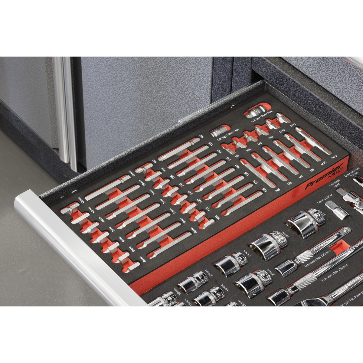 TRX-Star*, Hex & Spline Bit Set with Tool Tray 44pc TBT60