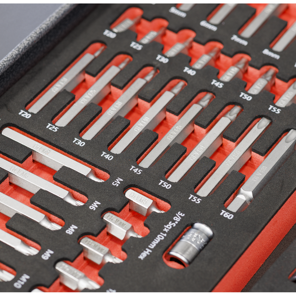 TRX-Star*, Hex & Spline Bit Set with Tool Tray 44pc TBT60