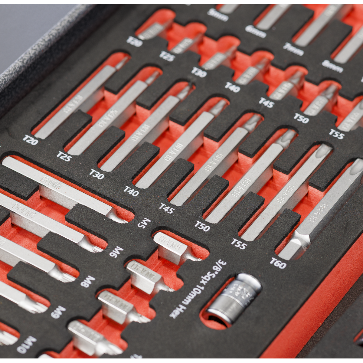 TRX-Star*, Hex & Spline Bit Set with Tool Tray 44pc TBT60