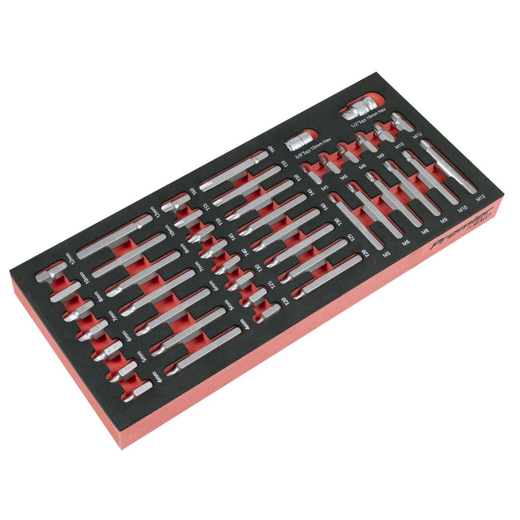 TRX-Star*, Hex & Spline Bit Set with Tool Tray 44pc TBT60