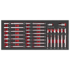 TRX-Star*, Hex & Spline Bit Set with Tool Tray 44pc TBT60