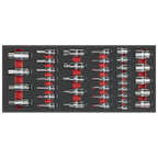 Socket Bit Set with Tool Tray 37pc TBT61