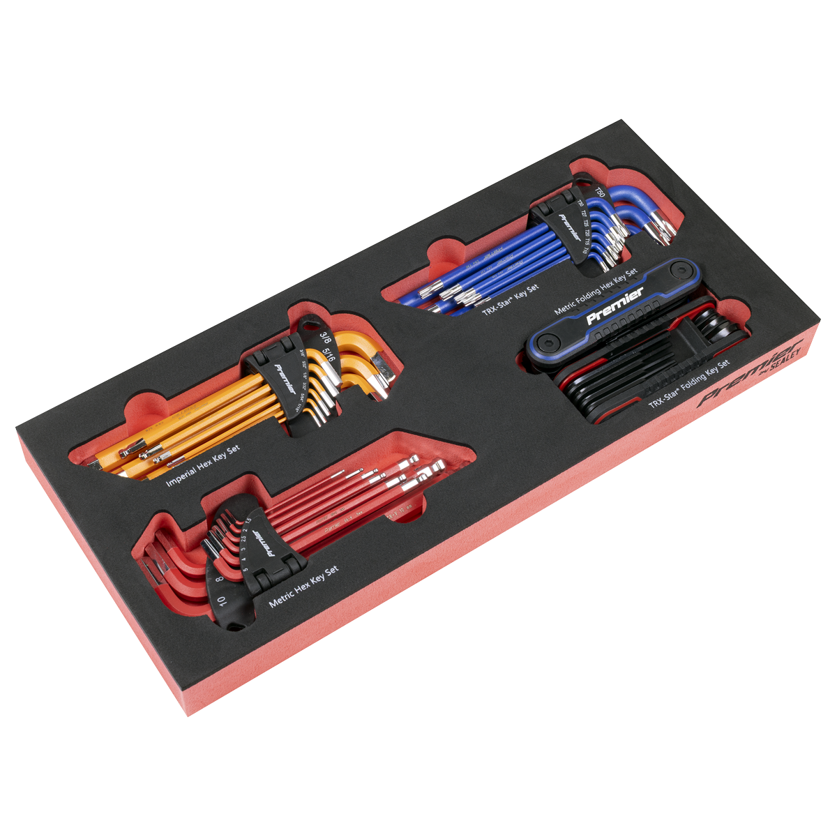 Master Key Set with Tool Tray 43pc TBT62