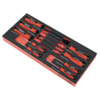 Scraper & Hook Set with Tool Tray 9pc TBT65