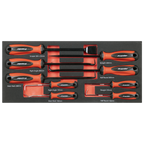 Scraper & Hook Set with Tool Tray 9pc TBT65