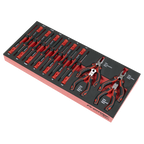 Precision Screwdriver & Mini Pliers Set with Tool Tray 17pc TBT67