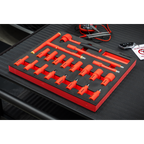 Insulated Socket Set with Tool Tray 3/8"Sq Drive 20pc - VDE Approved TBTE02