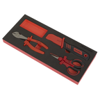 Insulated Cutting Set with Tool Tray 3pc - VDE Approved TBTE09