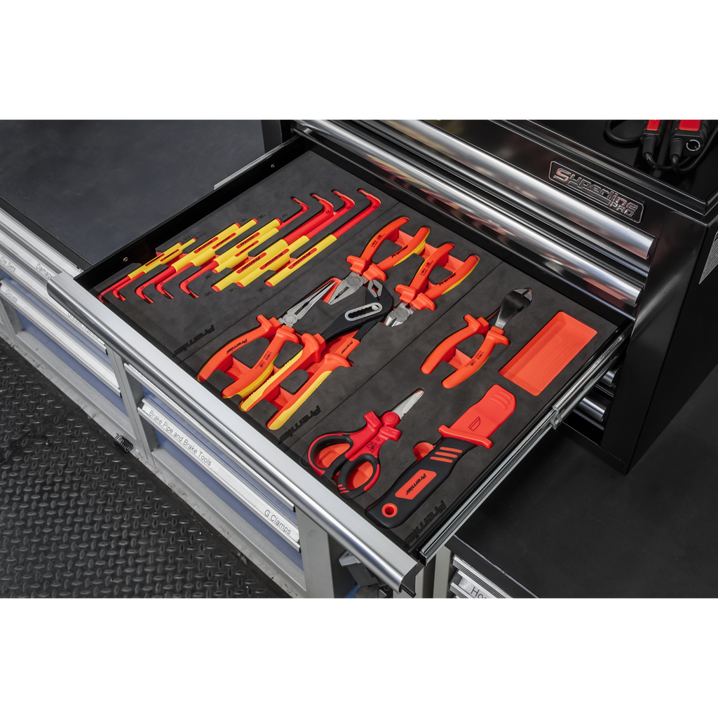 Rollcab 7 Drawer with Insulated Tool Kit 63pc TBTECOMBO2
