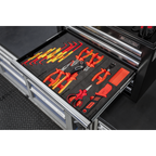 Rollcab 7 Drawer with Insulated Tool Kit 63pc TBTECOMBO2