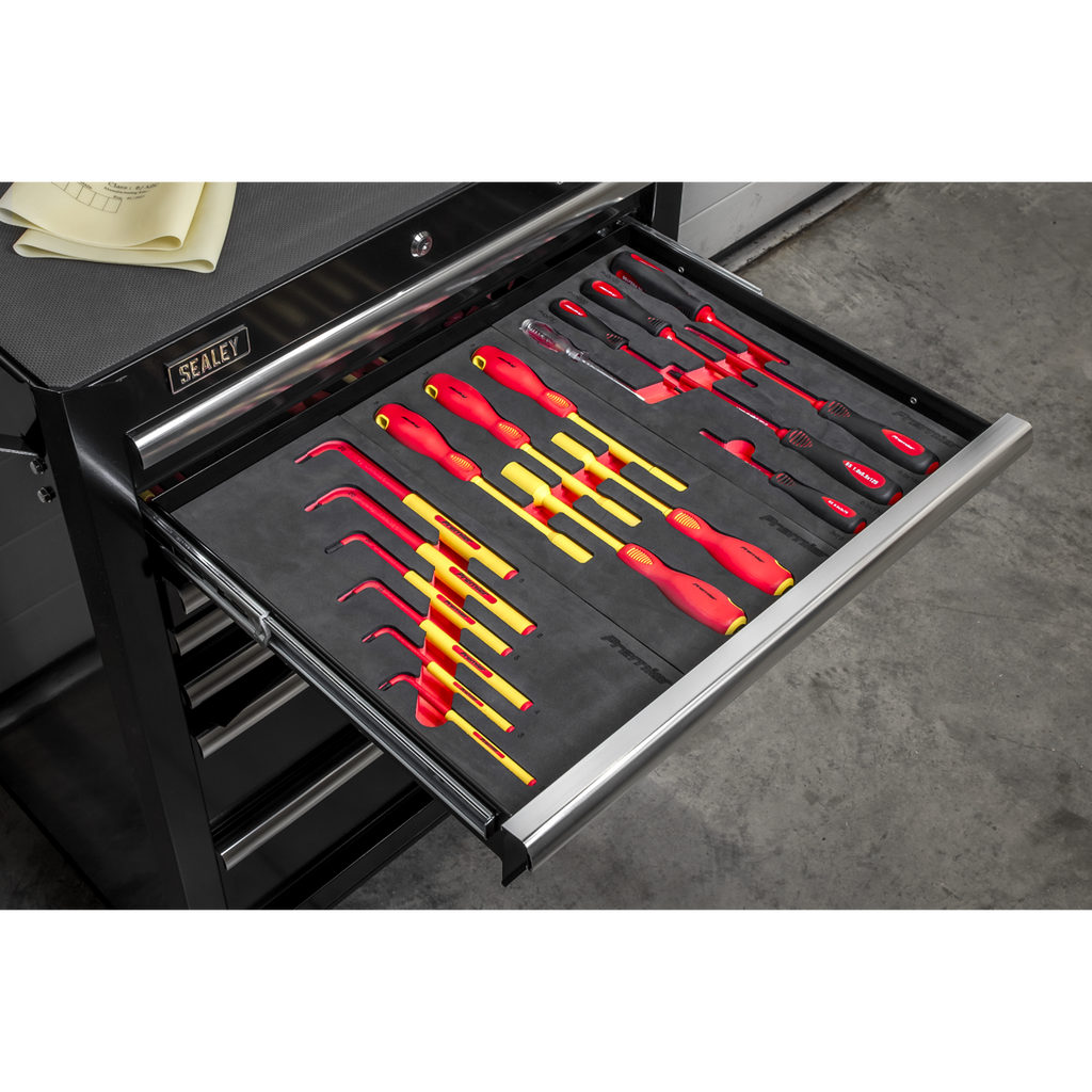 Rollcab 7 Drawer with Insulated Tool Kit 63pc TBTECOMBO2