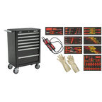 Rollcab 7 Drawer with Insulated Tool Kit 63pc TBTECOMBO2