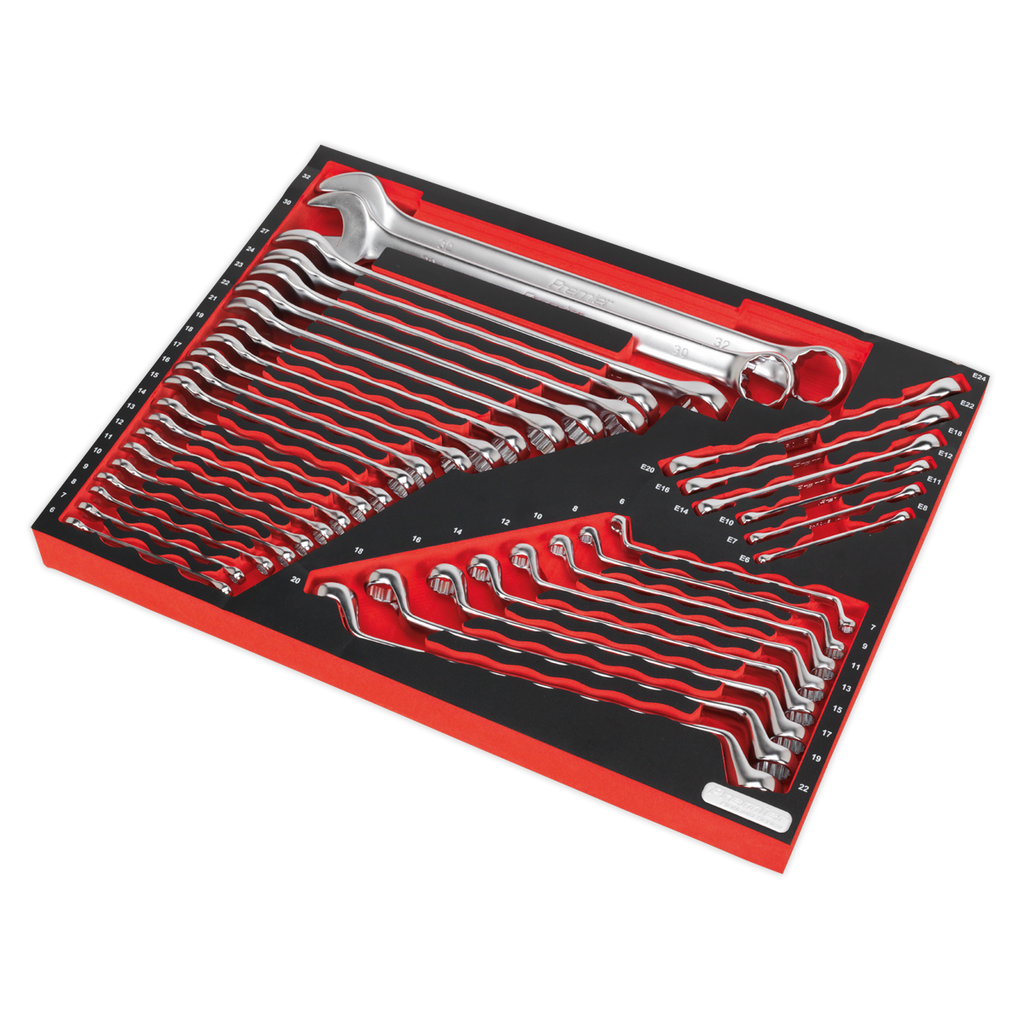 Spanner Set with Tool Tray 35pc TBTP03