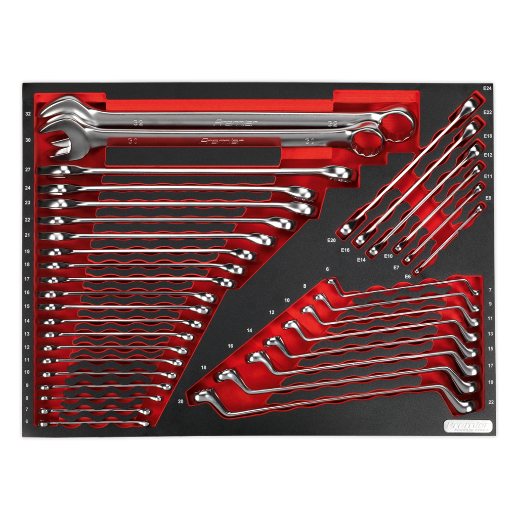 Spanner Set with Tool Tray 35pc TBTP03