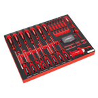 Tool Chest Combination 14 Drawer with 446pc Tool Kit - Black TBTPCOMBO2