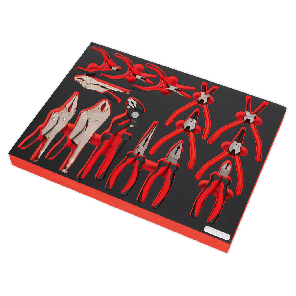 Pliers Set with Tool Tray 14pc TBTP05