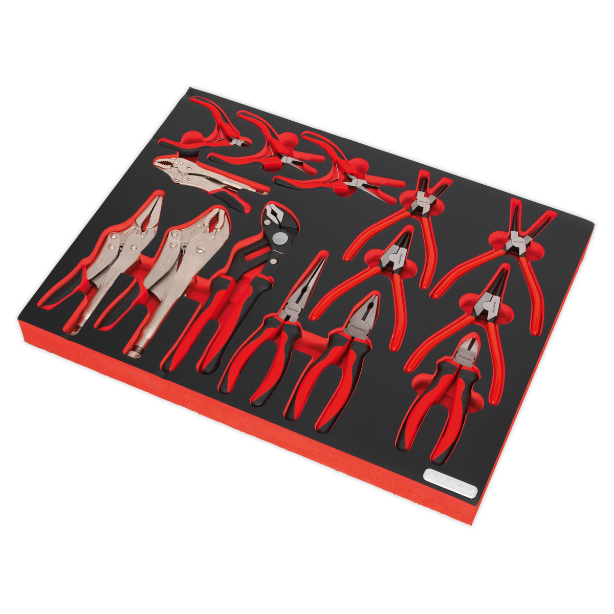 Pliers Set with Tool Tray 14pc TBTP05