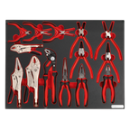 Pliers Set with Tool Tray 14pc TBTP05