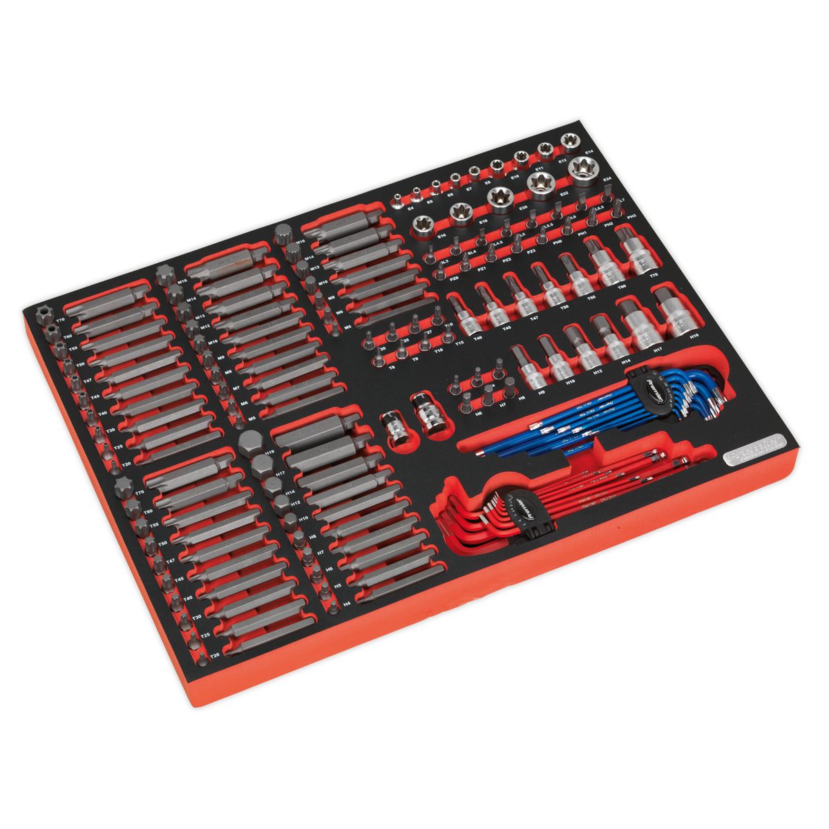 Tool Chest Combination 14 Drawer with 446pc Tool Kit - Red TBTPCOMBO1