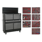 Tool Chest Combination 23 Drawer with 446pc Tool Kit TBTPBCOMBO4