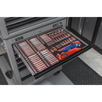 Tool Chest Combination 14 Drawer with 446pc Tool Kit - Grey TBTPCOMBO6