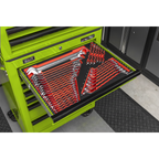 Tool Chest Combination 14 Drawer with 446pc Tool Kit - Green TBTPCOMBO7