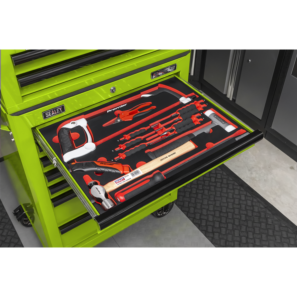 Tool Chest Combination 14 Drawer with 446pc Tool Kit - Green TBTPCOMBO7