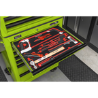 Tool Chest Combination 14 Drawer with 446pc Tool Kit - Green TBTPCOMBO7