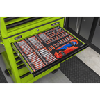 Tool Chest Combination 14 Drawer with 446pc Tool Kit - Green TBTPCOMBO7