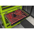 Tool Chest Combination 14 Drawer with 446pc Tool Kit - Green TBTPCOMBO7