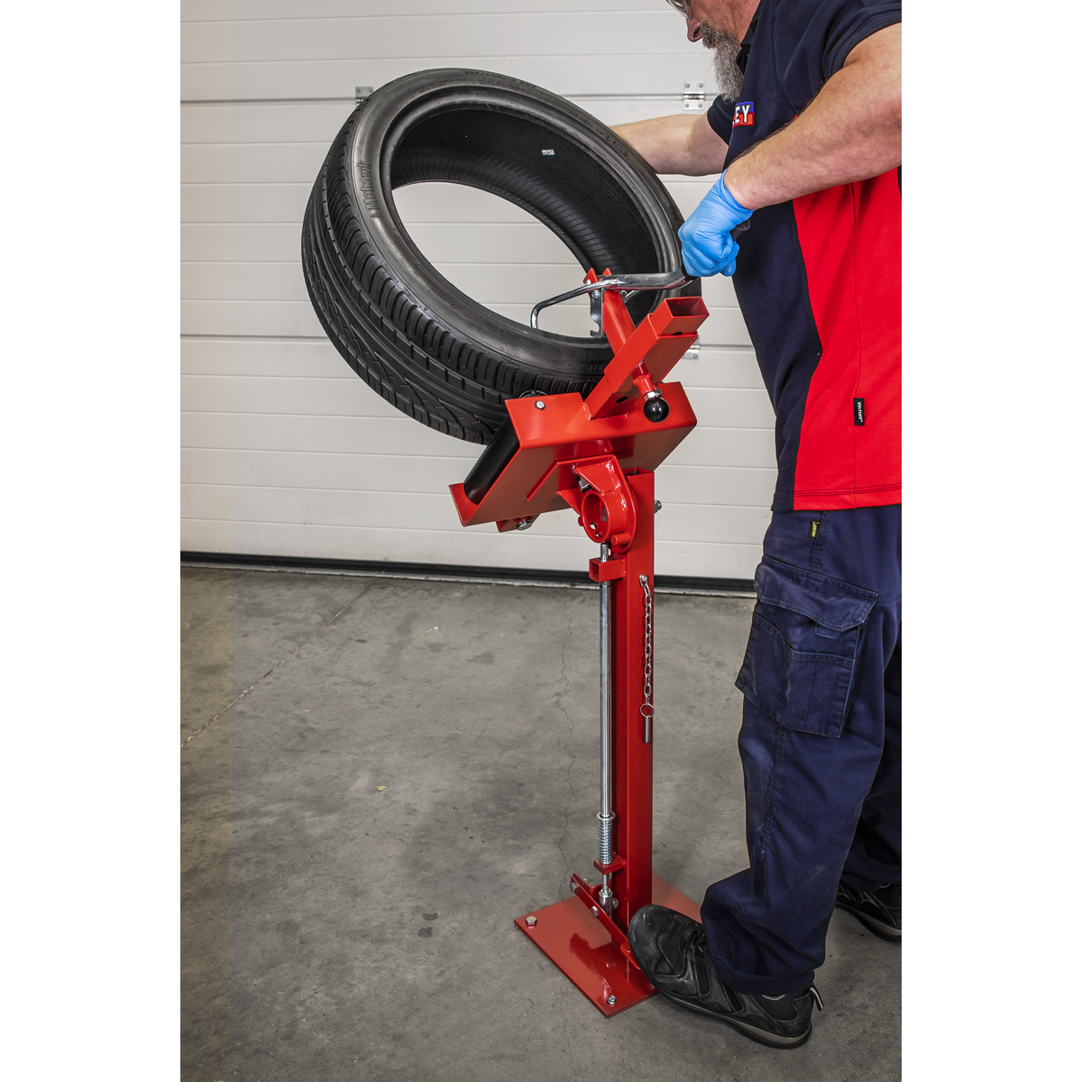 Manual Tyre Spreader with Stand TC970