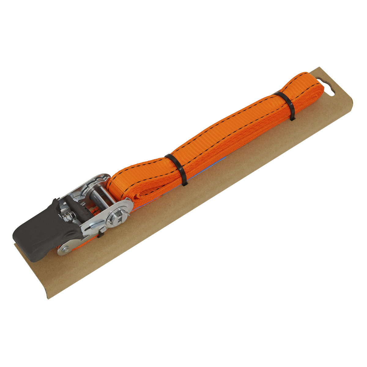 Ratchet Strap Polyester Webbing with Corner Protector 25mm x 5m 600kg Breaking Strength TD0635E