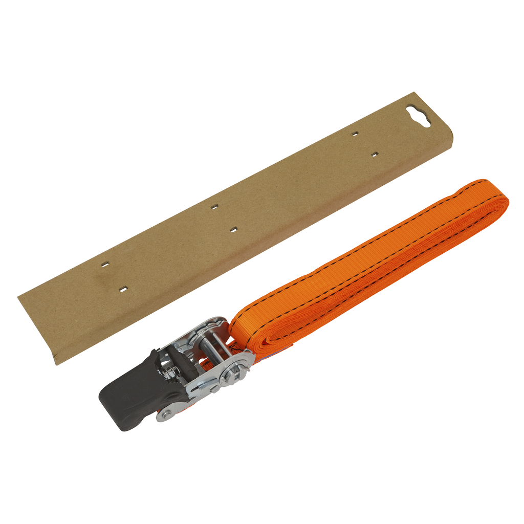 Ratchet Strap Polyester Webbing with Corner Protector 25mm x 5m 600kg Breaking Strength TD0635E