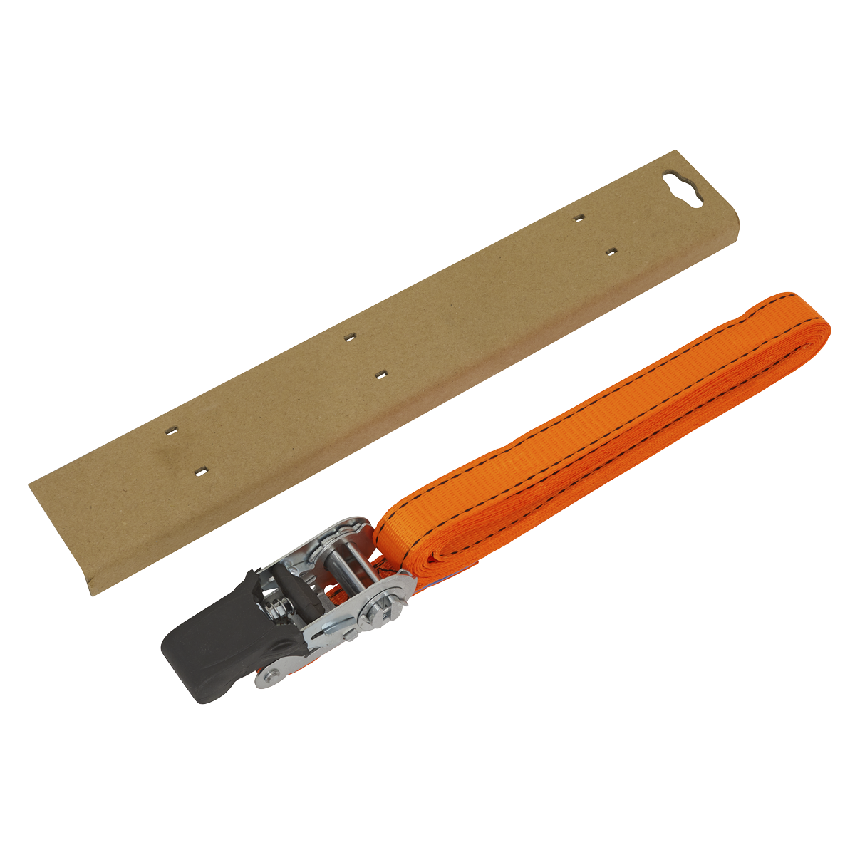Ratchet Strap Polyester Webbing with Corner Protector 25mm x 5m 600kg Breaking Strength TD0635E