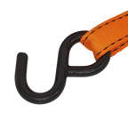 Ratchet Strap Polyester Webbing S-Hook with Corner Protector 25mm x 5m 600kg Breaking Strength TD0635S